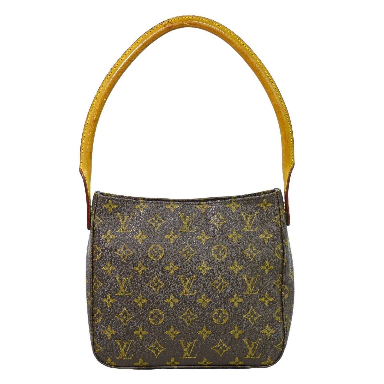 Louis Vuitton Monogram Looping Handbag Monogram Canvas Brown Canvas Shoulder Bag Bag (Pre-Owned)