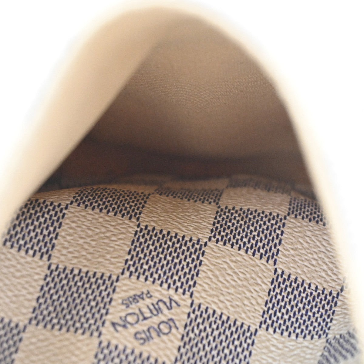 Louis Vuitton Totally Handbag Damier Azur White Canvas Shoulder Bag Bag (Pre-Owned)