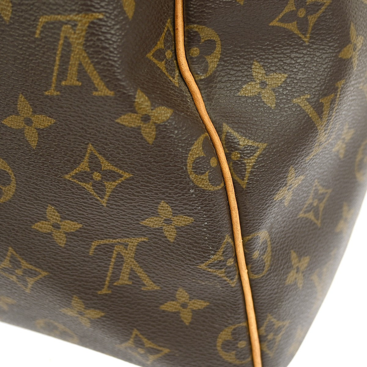 Louis Vuitton Keepall Bag Monogram Canvas Brown Canvas Travel Bag Bag (Pre-Owned)