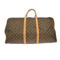 Louis Vuitton Keepall Bag Monogram Canvas Brown Canvas Travel Bag Bag (Pre-Owned)