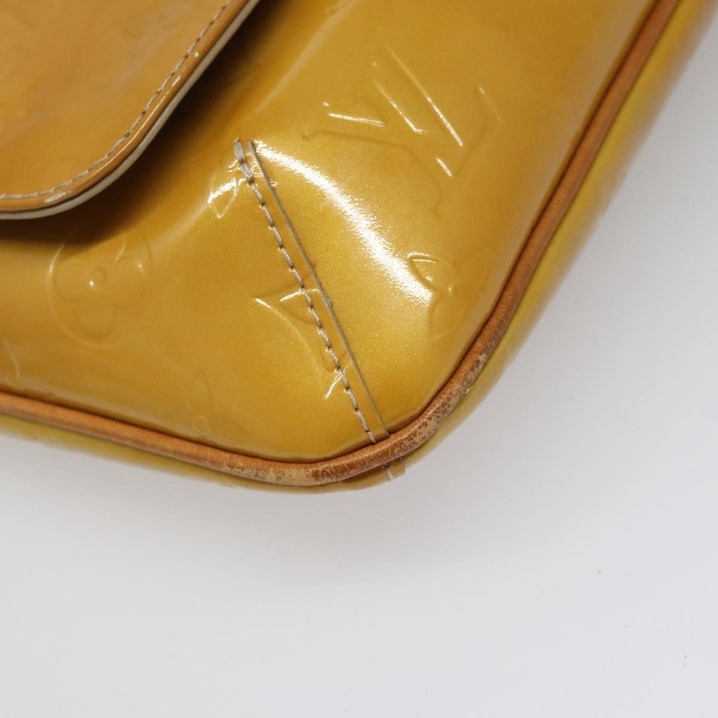 Louis Vuitton Thompson Street Handbag Monogram Vernis Beige Patent_Leather Bag (Pre-Owned)