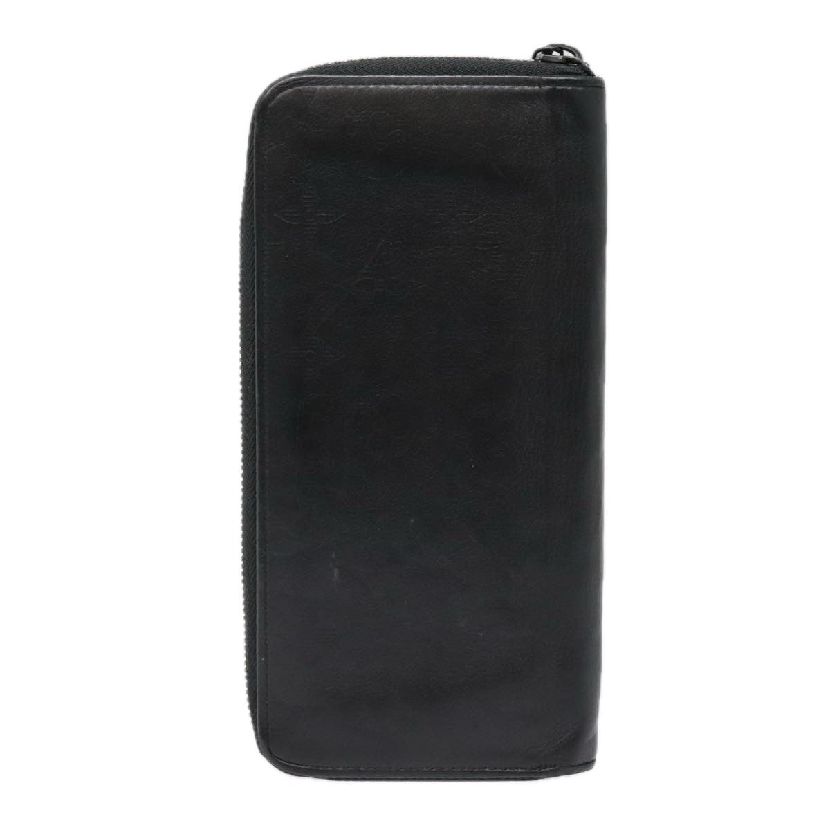 Louis Vuitton Zippy Wallet Vertical Monogram Shadow Leather Black Leather Wallets Accessory (Pre-Owned)