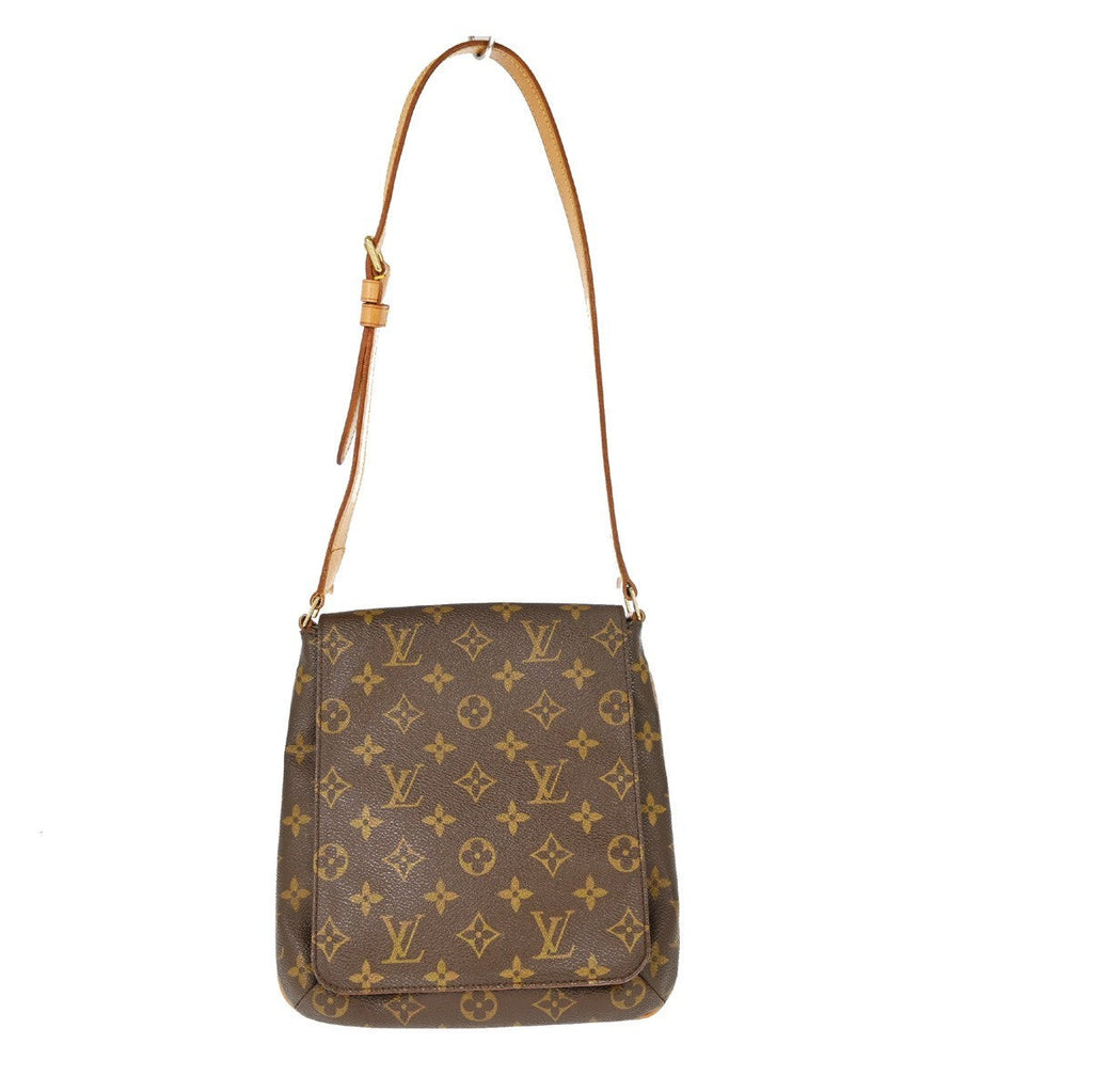 Louis Vuitton Musette Salsa Handbag Monogram Canvas Brown Canvas Shoulder Bag Bag (Pre-Owned)