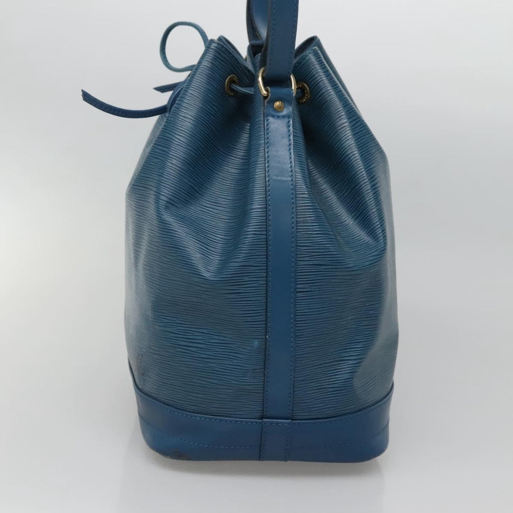 Louis Vuitton Noe Handbag Epi Leather Blue Leather Bag (Pre-Owned)