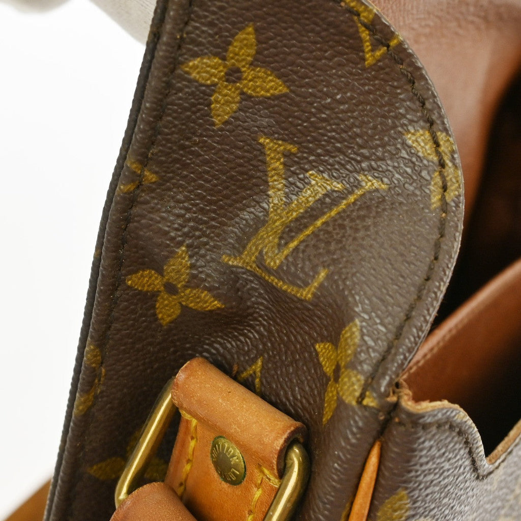 Louis Vuitton Cartouchiere Handbag Monogram Canvas Brown Canvas Shoulder Bag Bag (Pre-Owned)