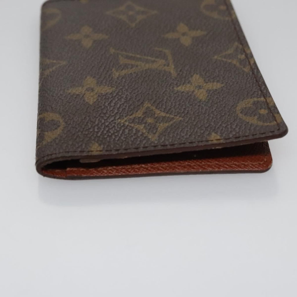 Louis Vuitton Vertical Id Card Holder Canvas Brown Canvas Card Holders Accessory (Pre-Owned)