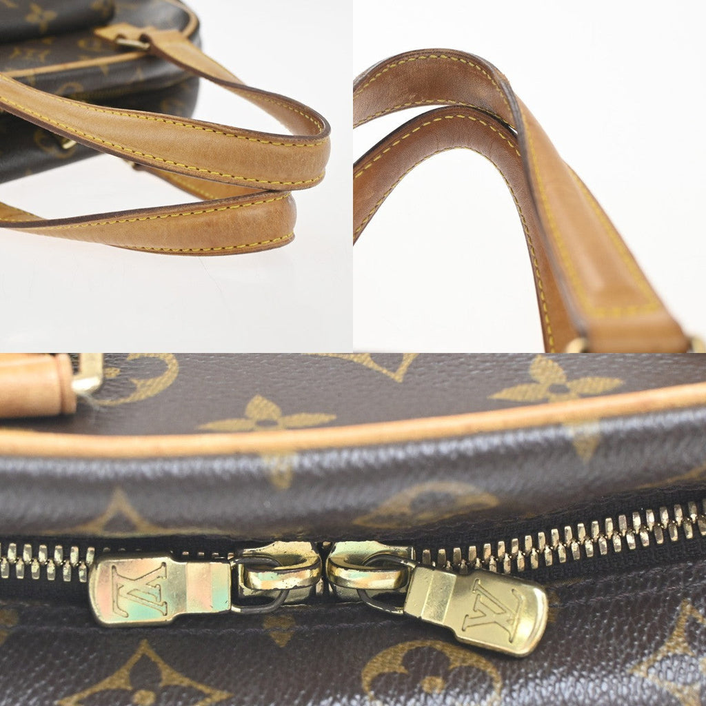 Louis Vuitton Excentri-Cite Handbag Monogram Canvas Brown Canvas Handbag (Pre-Owned)