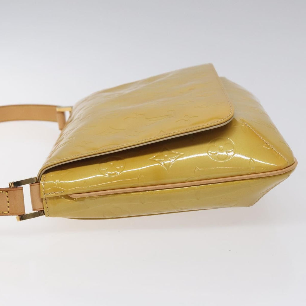 Louis Vuitton Thompson Street Handbag Monogram Vernis Beige Patent_Leather Bag (Pre-Owned)