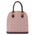 Louis Vuitton Alma Handbag Mini Lin Monogram Red Canvas Handbag (Pre-Owned)