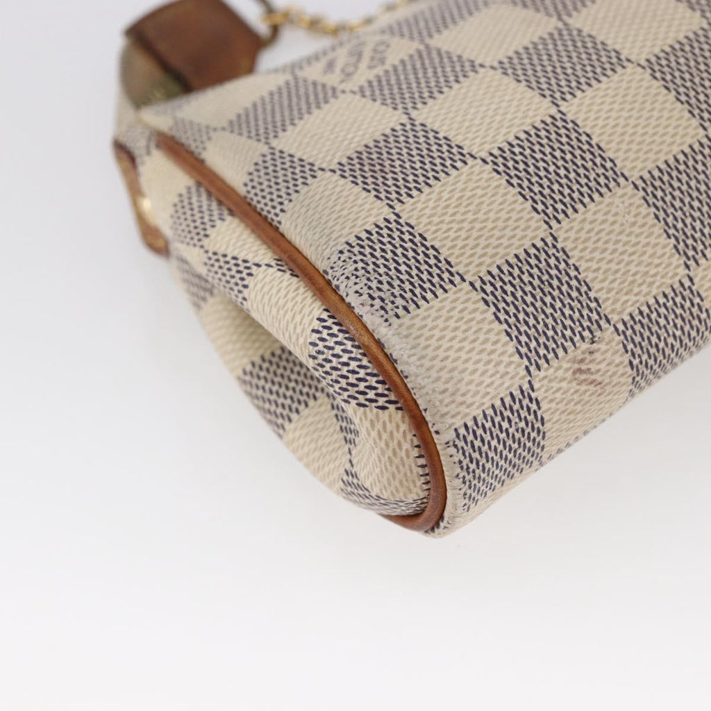 Louis Vuitton Eva Handbag Damier Beige Canvas Bag (Pre-Owned)