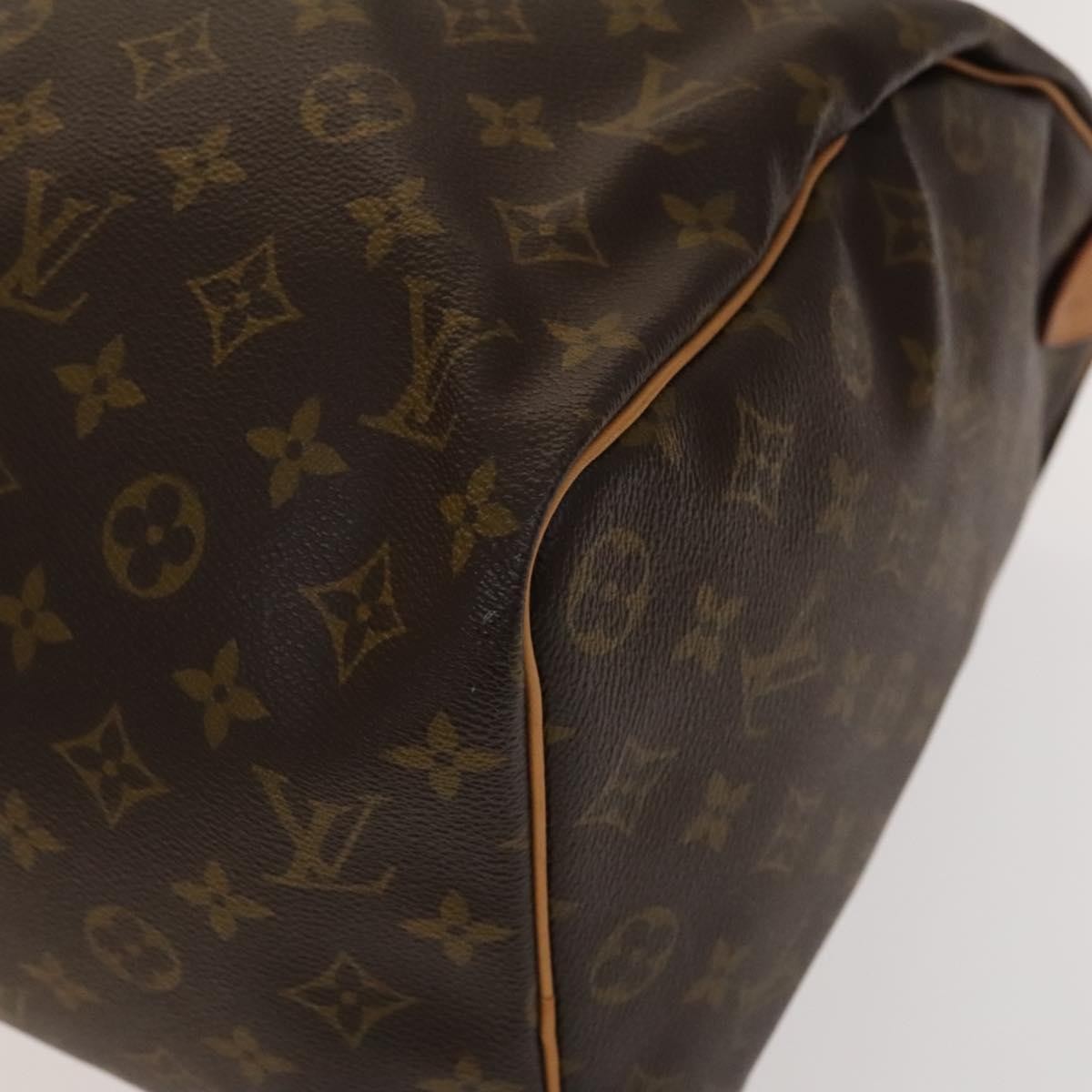 Louis Vuitton Keepall Bag Monogram Canvas Brown Canvas Bag (Pre-Owned)