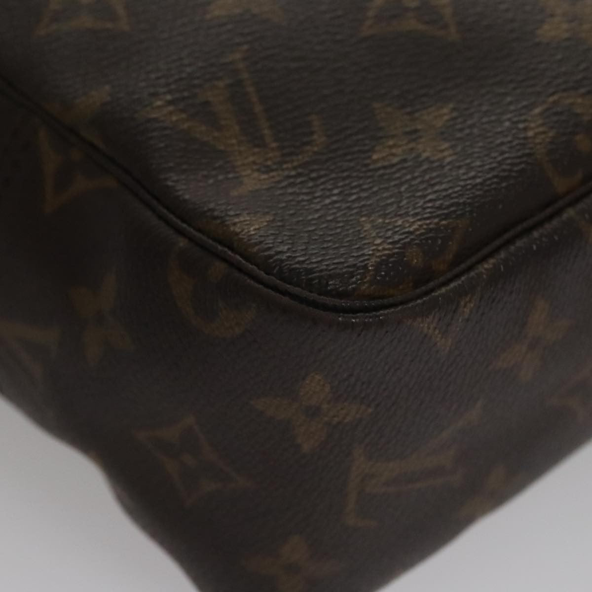 Louis Vuitton Trousse Toiletry Pouch Monogram Canvas Brown Canvas Toiletry Case Accessory (Pre-Owned)