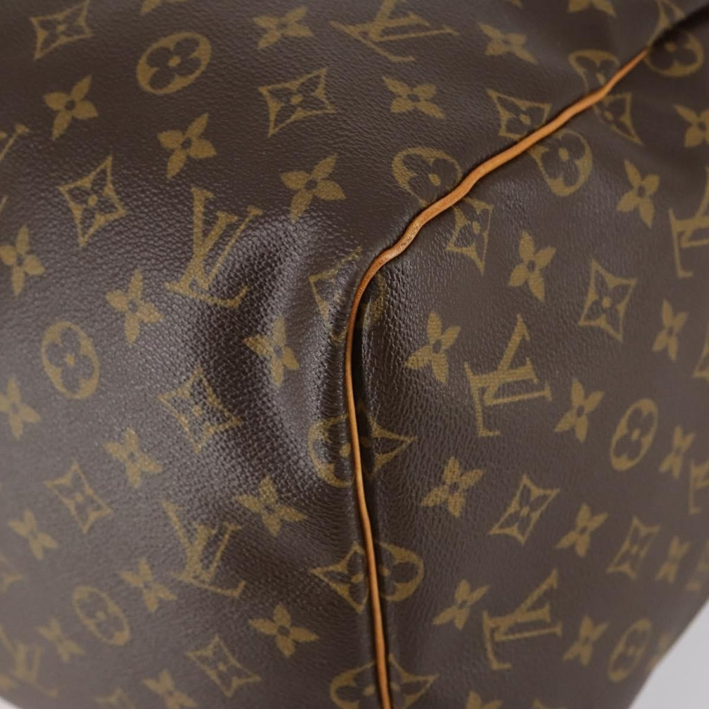 Louis Vuitton Keepall Bandouliere Bag Monogram Canvas Brown Canvas Bag (Pre-Owned)