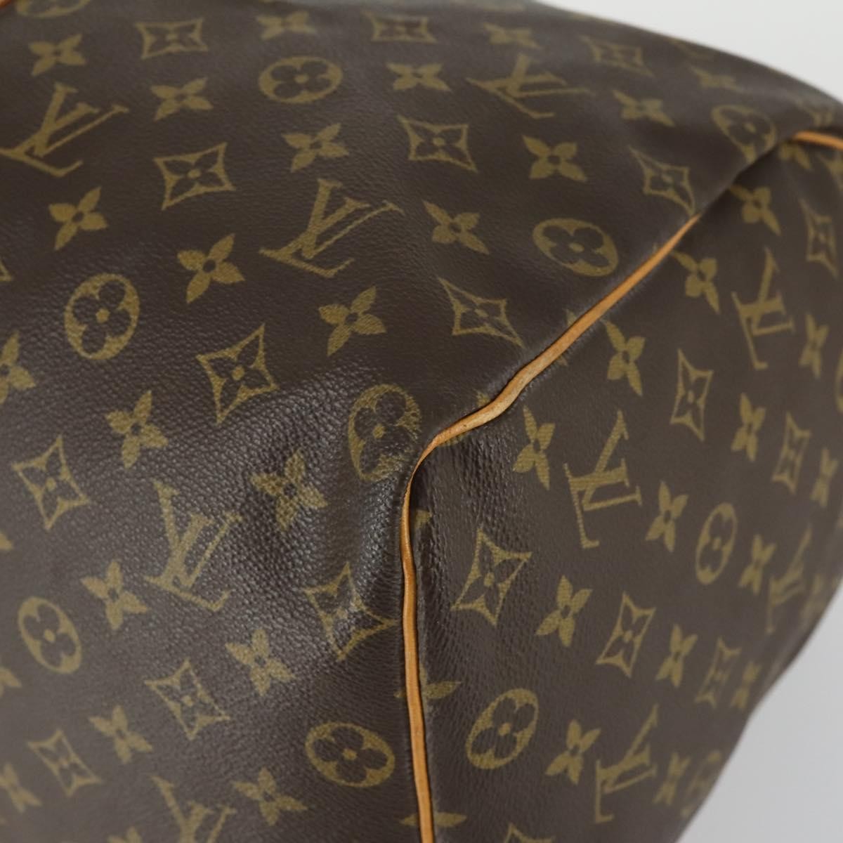 Louis Vuitton Keepall Bag Monogram Canvas Brown Canvas Travel Bag Bag (Pre-Owned)