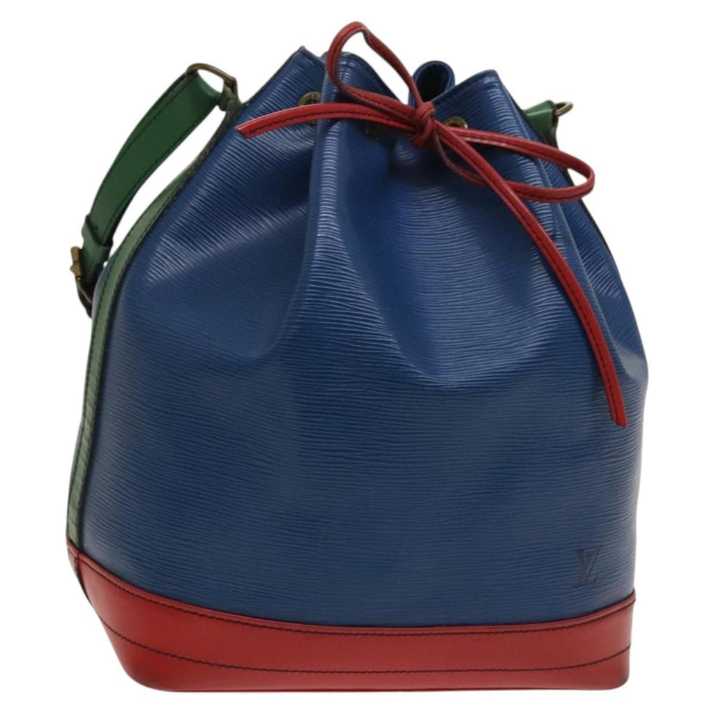 Louis Vuitton Tricolor Noe Handbag Epi Leather Blue Leather Bag (Pre-Owned)