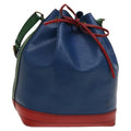 Louis Vuitton Tricolor Noe Handbag Epi Leather Blue Leather Bag (Pre-Owned)