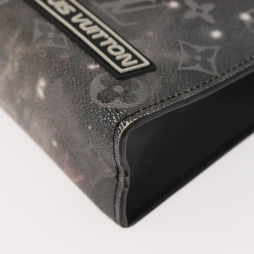 Louis Vuitton Pochette Voyage Monogram Eclipse Canvas Gray Canvas Clutche & Pouche Bag (Pre-Owned)