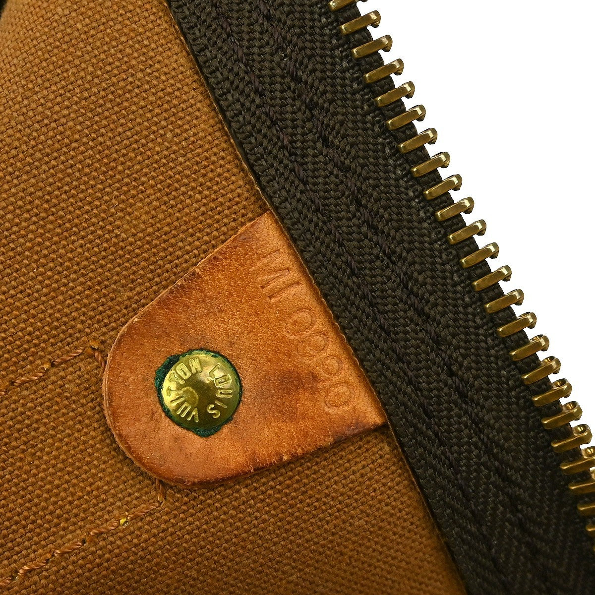 Louis Vuitton Keepall Bag Monogram Canvas Brown Canvas Travel Bag Bag (Pre-Owned)