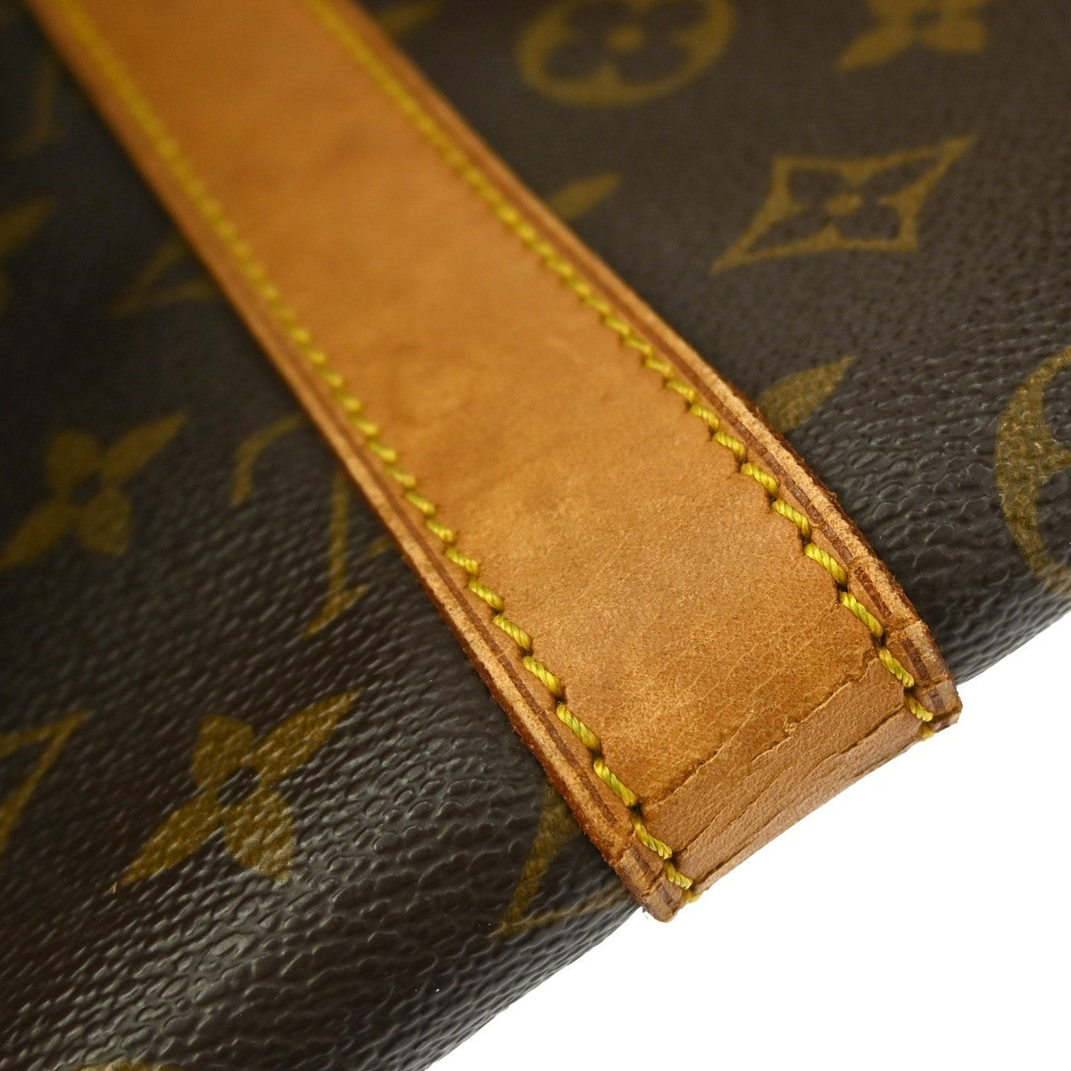 Louis Vuitton Keepall Bag Monogram Canvas Brown Canvas Travel Bag Bag (Pre-Owned)
