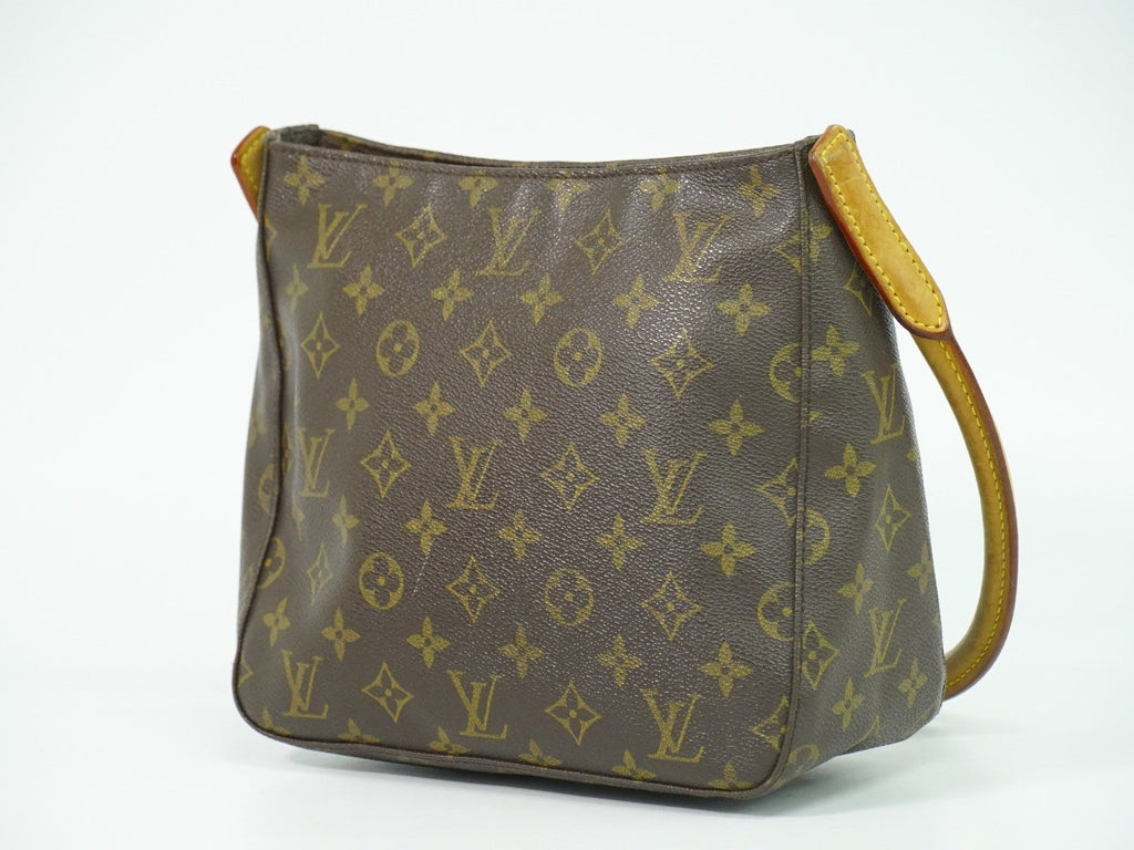 Louis Vuitton Monogram Looping Handbag Monogram Canvas Brown Canvas Shoulder Bag Bag (Pre-Owned)