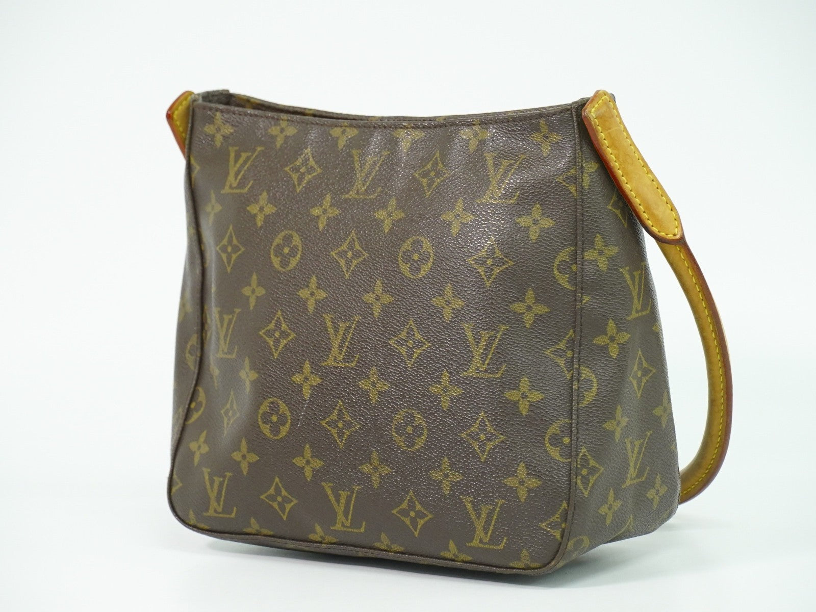 Louis Vuitton Monogram Looping Handbag Monogram Canvas Brown Canvas Shoulder Bag Bag (Pre-Owned)