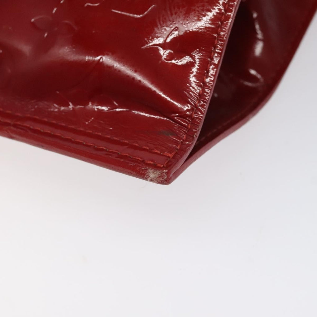 Louis Vuitton Stanton Handbag Monogram Vernis Red Patent_Leather Tote Bag Bag (Pre-Owned)