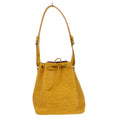 Louis Vuitton Petit Noe Handbag Epi Leather Yellow Leather Shoulder Bag Bag (Pre-Owned)