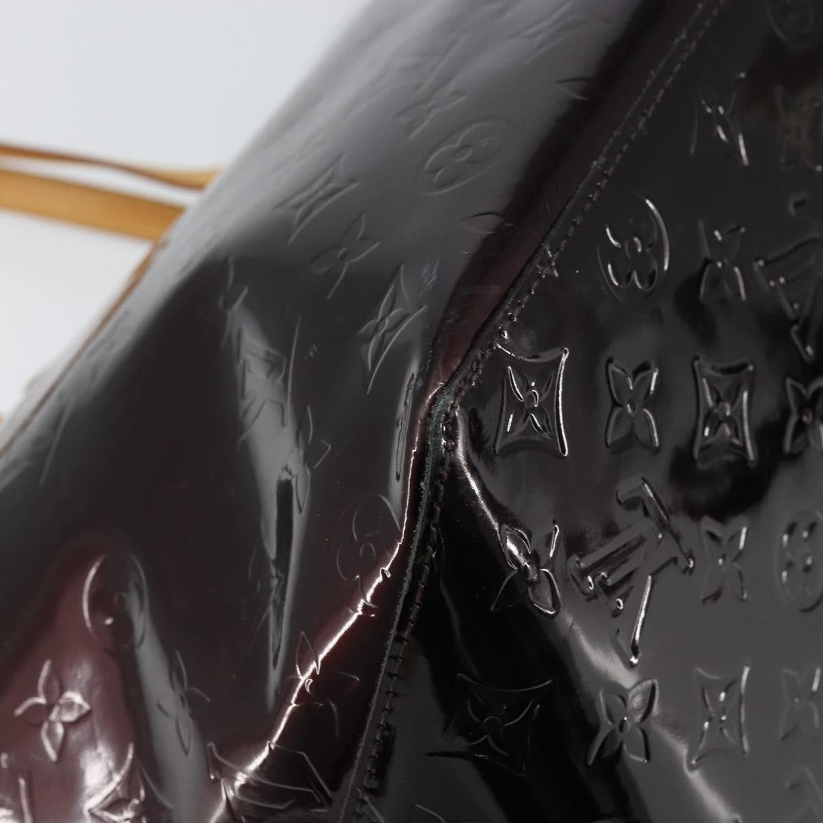 Louis Vuitton Bellevue Handbag Monogram Vernis Brown Patent_Leather Tote Bag Bag (Pre-Owned)