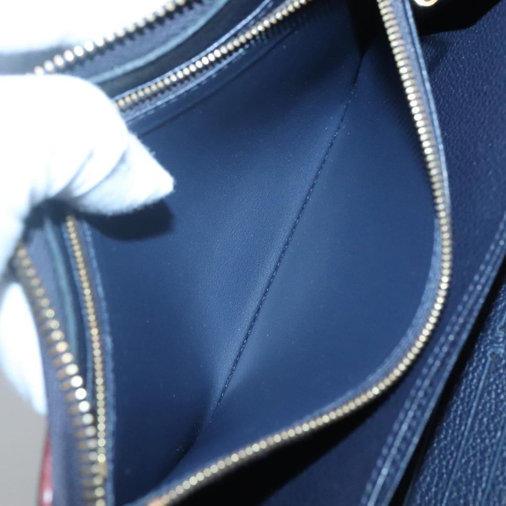 Louis Vuitton Portefeuille Zippy Monogramme Empreinte Monogramme Empreinte Navy Leather Wallets Accessory (Pre-Owned)