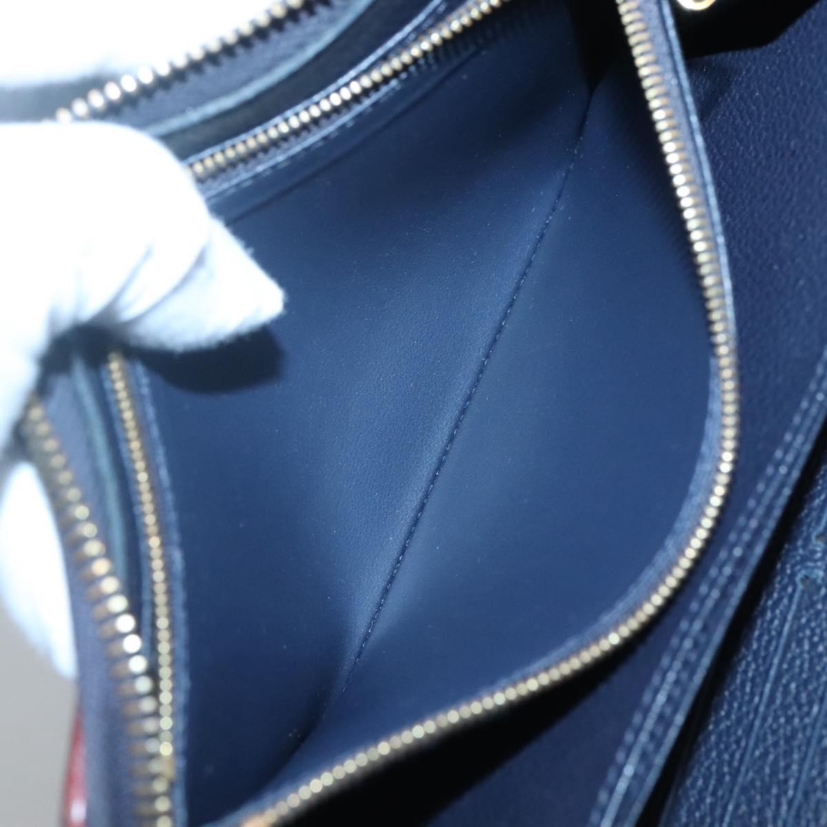 Louis Vuitton Portefeuille Zippy Monogramme Empreinte Monogramme Empreinte Navy Leather Wallets Accessory (Pre-Owned)
