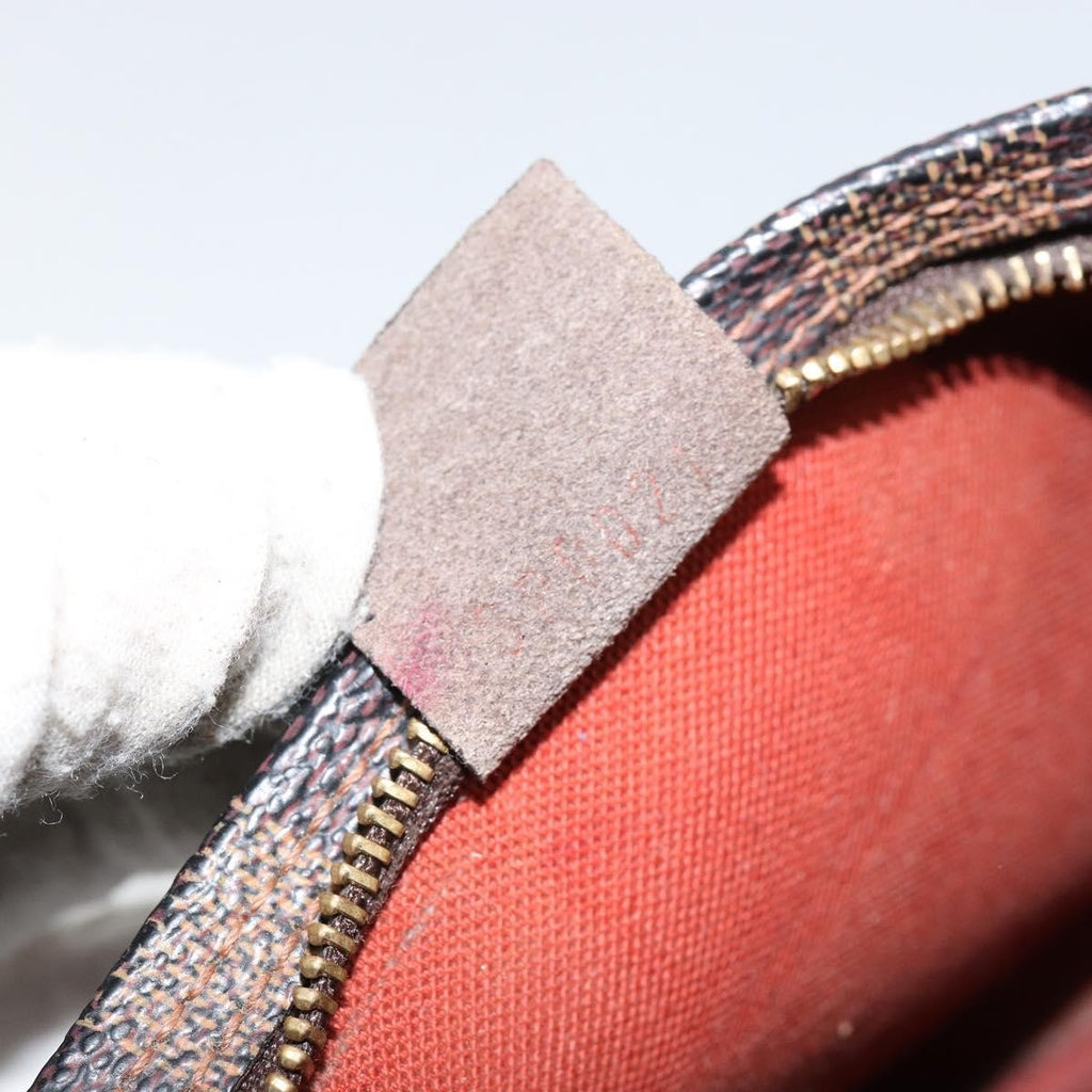 Louis Vuitton Trousse Make Up Bag Damier Canvas Brown Canvas Clutche & Pouche Bag (Pre-Owned)