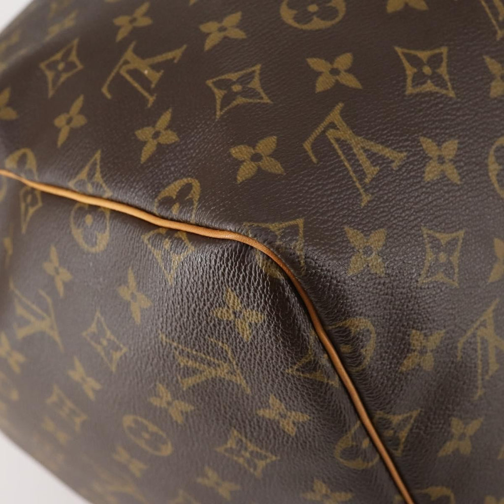 Louis Vuitton Keepall Bandouliere Bag Monogram Canvas Brown Canvas Bag (Pre-Owned)
