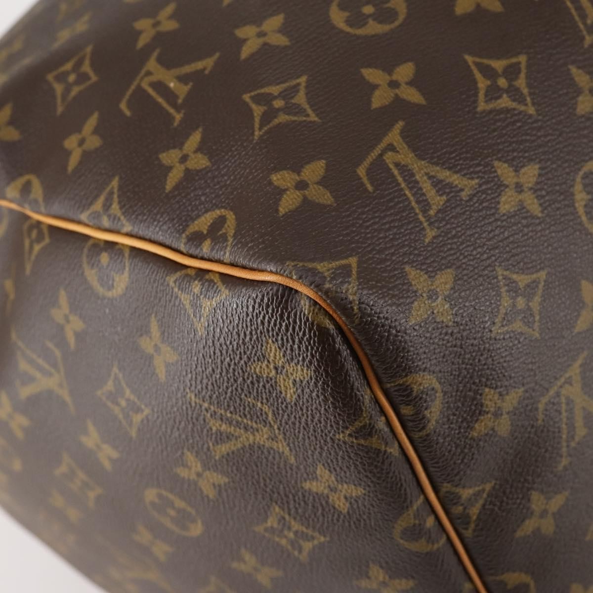 Louis Vuitton Keepall Bandouliere Bag Monogram Canvas Brown Canvas Bag (Pre-Owned)