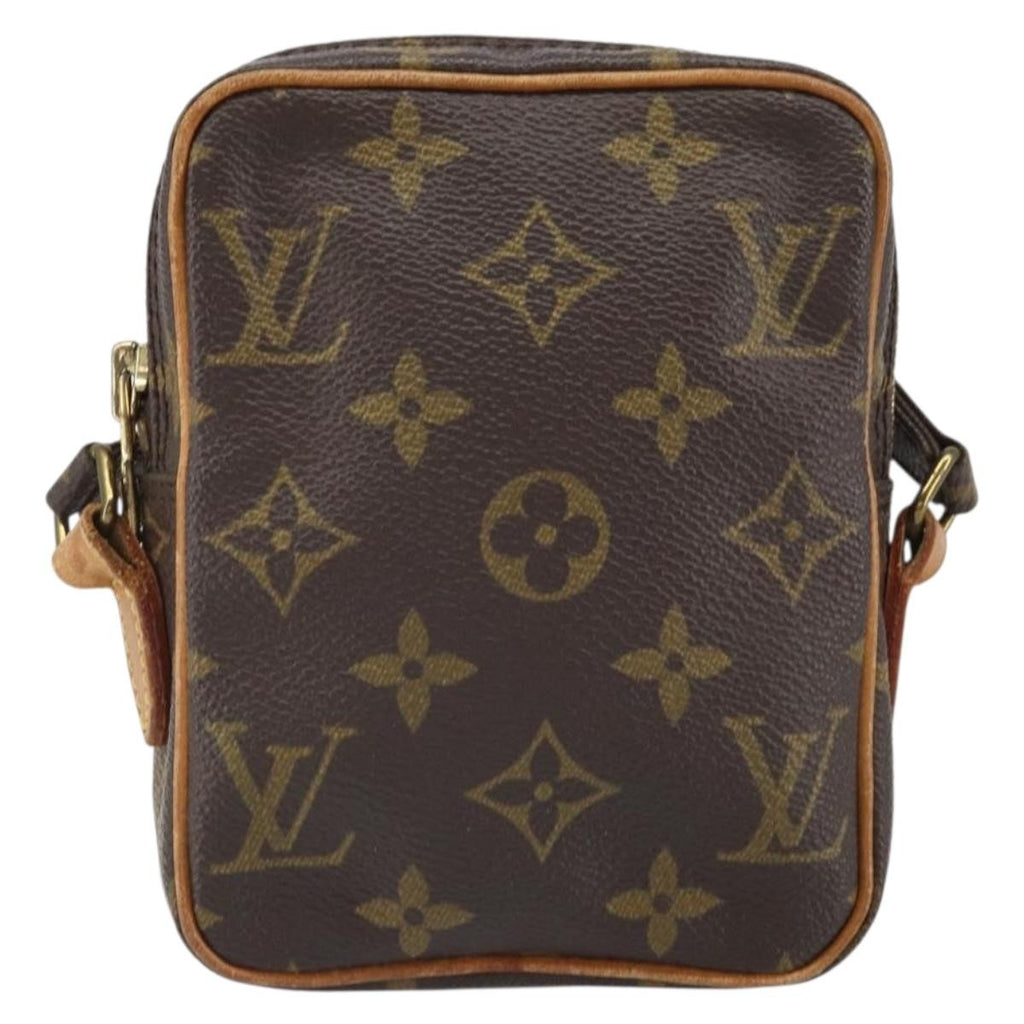 Louis Vuitton Danube Handbag Monogram Canvas Brown Canvas Shoulder Bag Bag (Pre-Owned)