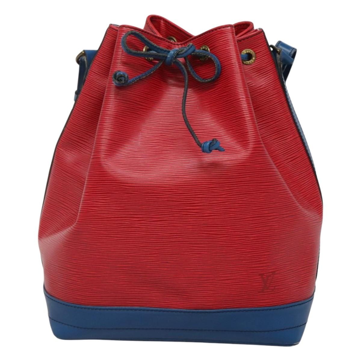 Louis Vuitton Bicolor Noe Handbag Epi Leather Red Leather Bag (Pre-Owned)