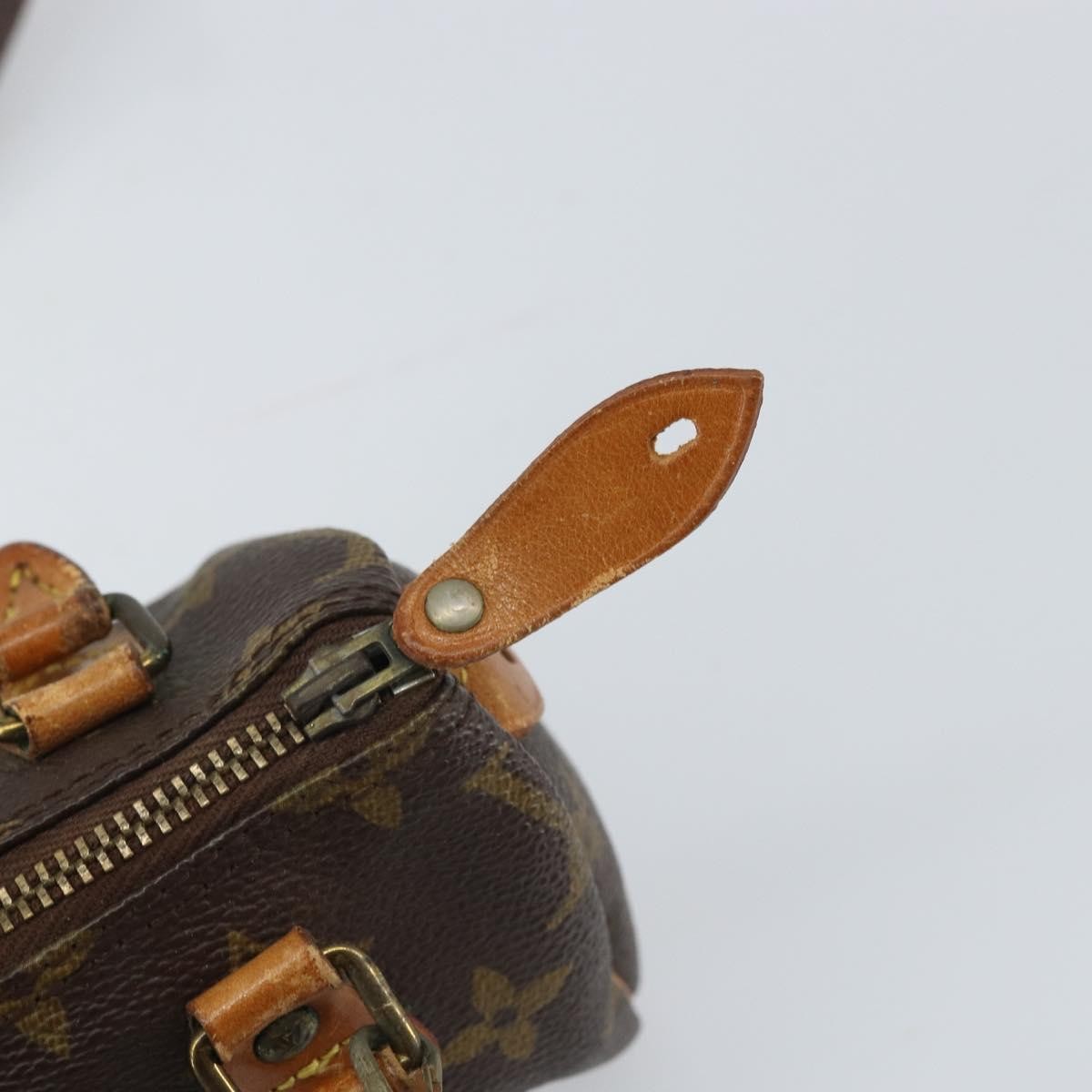 Louis Vuitton Speedy Mini Hl Handbag Monogram Canvas Brown Canvas Handbag (Pre-Owned)