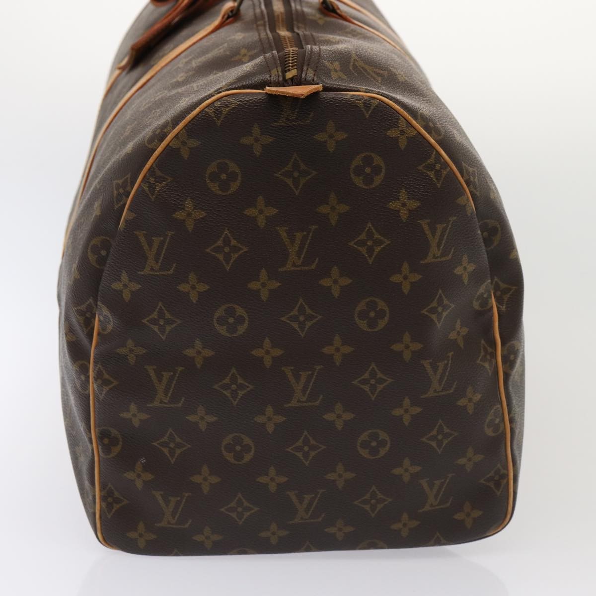 Louis Vuitton Keepall Bag Monogram Canvas Brown Canvas Travel Bag Bag (Pre-Owned)