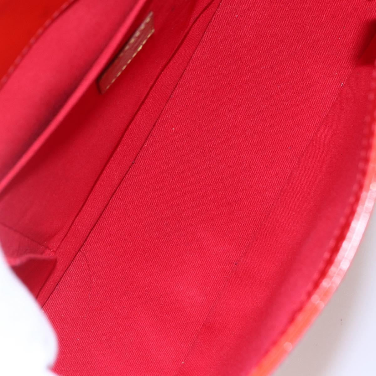 Louis Vuitton Biscayne Bay Handbag Monogram Vernis Red Patent_Leather Bag (Pre-Owned)