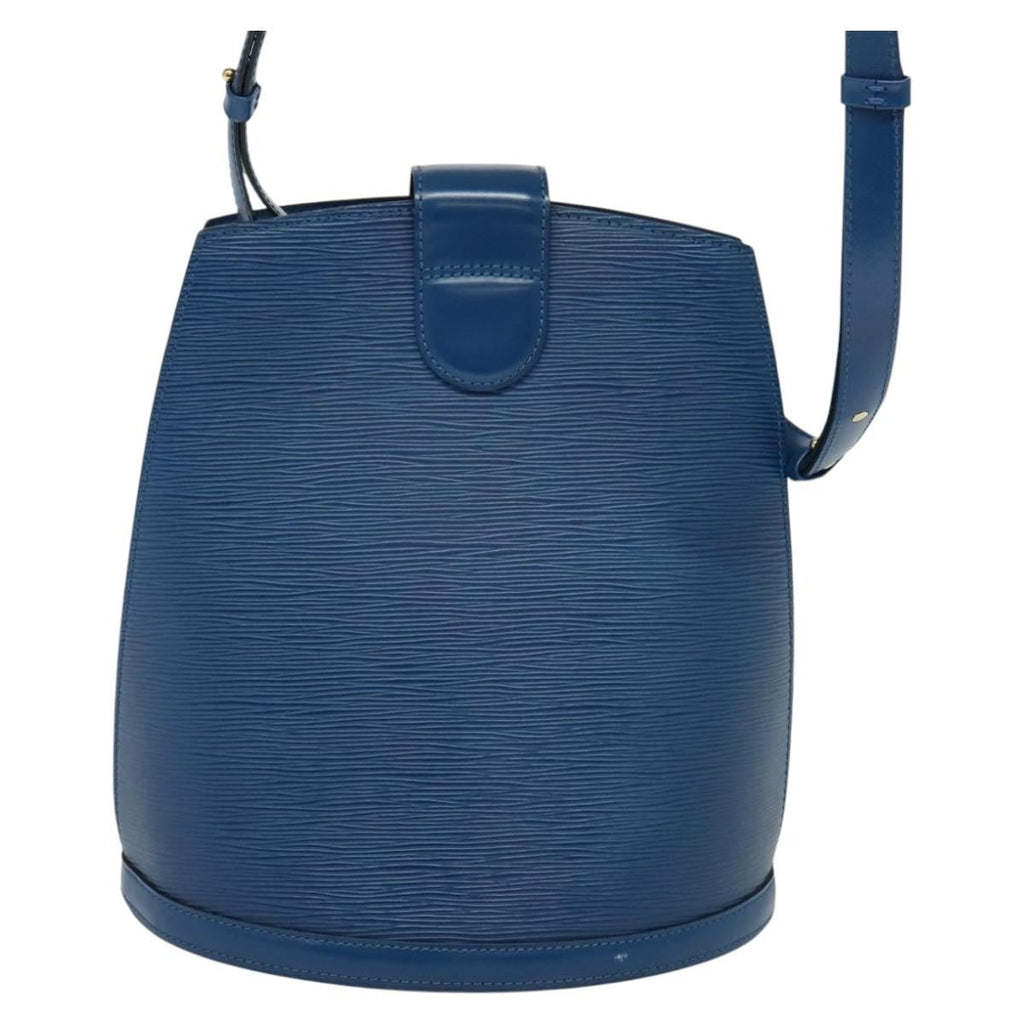 Louis Vuitton Cluny Shoulder Bag Epi Leather Blue Leather Shoulder Bag Bag (Pre-Owned)
