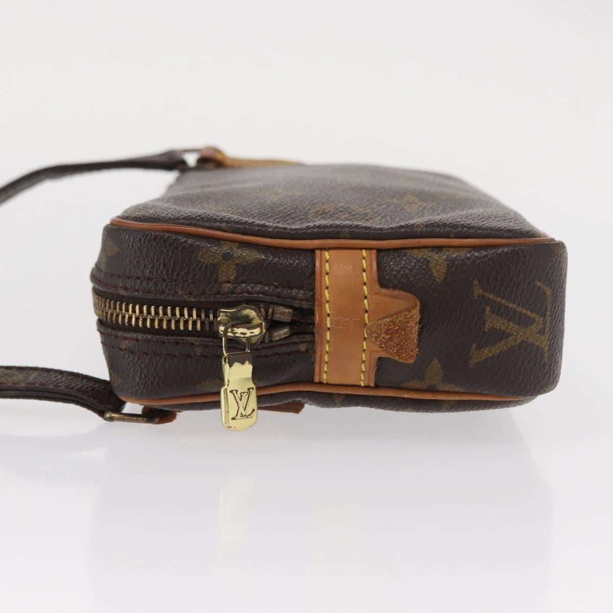 Louis Vuitton Pochette Marly Bandouliere Bag Monogram Canvas Brown Canvas Shoulder Bag Bag (Pre-Owned)