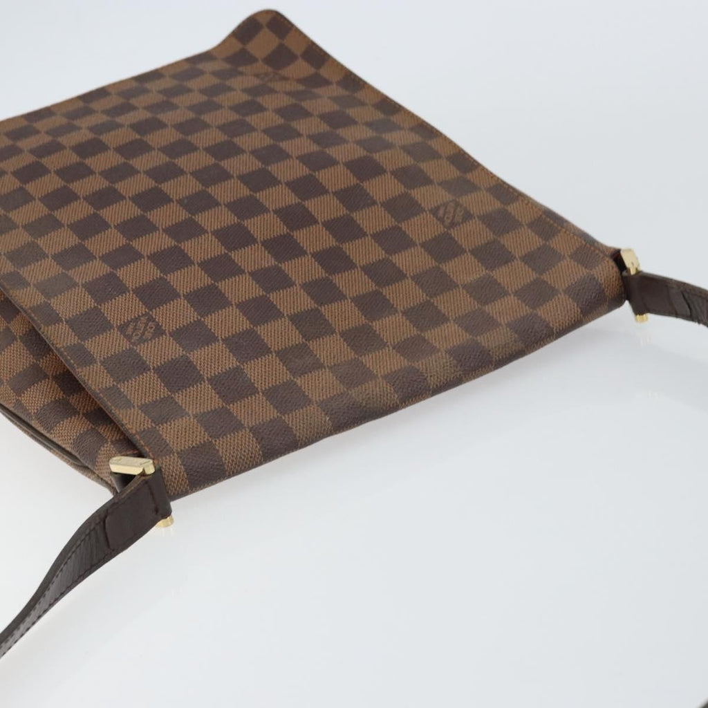 Louis Vuitton Musette Handbag Damier Brown Canvas Shoulder Bag Bag (Pre-Owned)