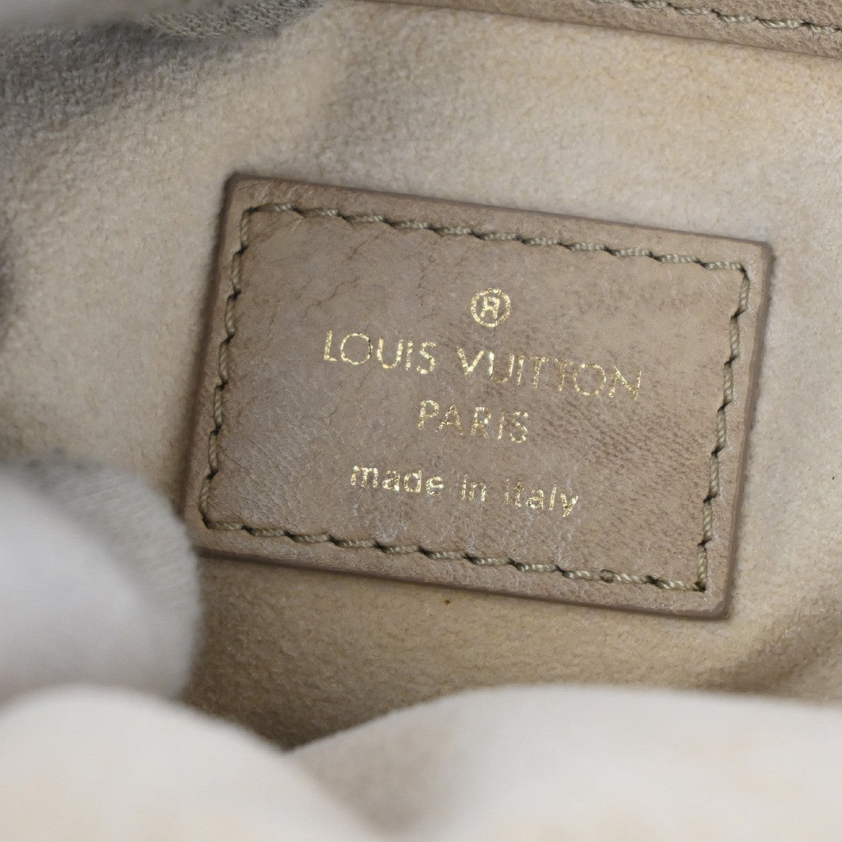 Louis Vuitton Olympe Stratus Handbag Limited Edition Monogram Lambskin Beige Leather Shoulder Bag Bag (Pre-Owned)