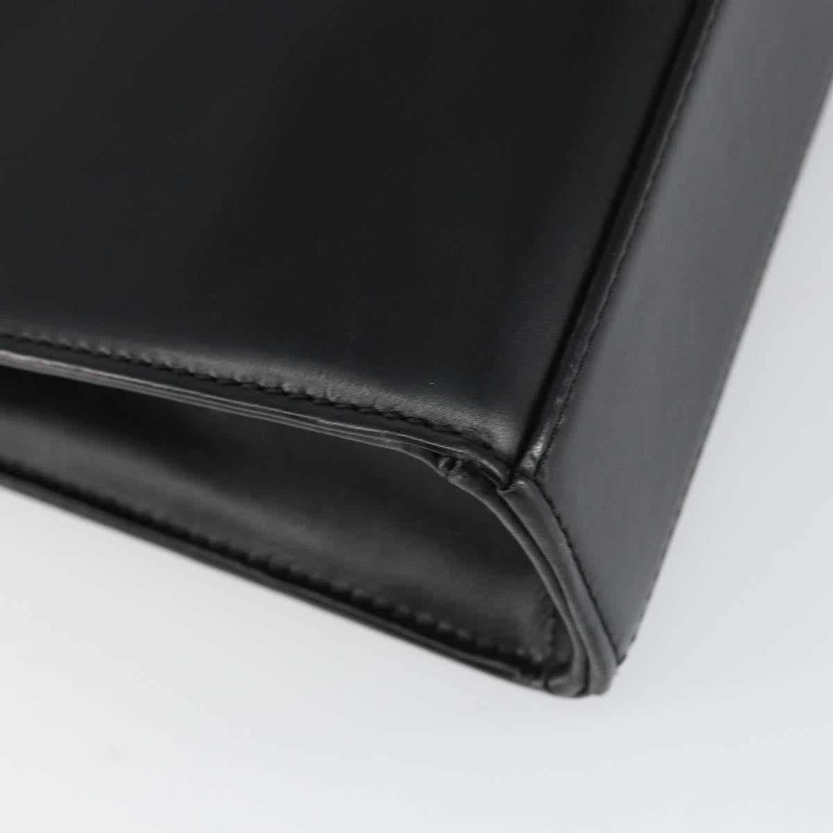 Louis Vuitton Opera Line Spartan Bag Leather Black Leather Handbag (Pre-Owned)