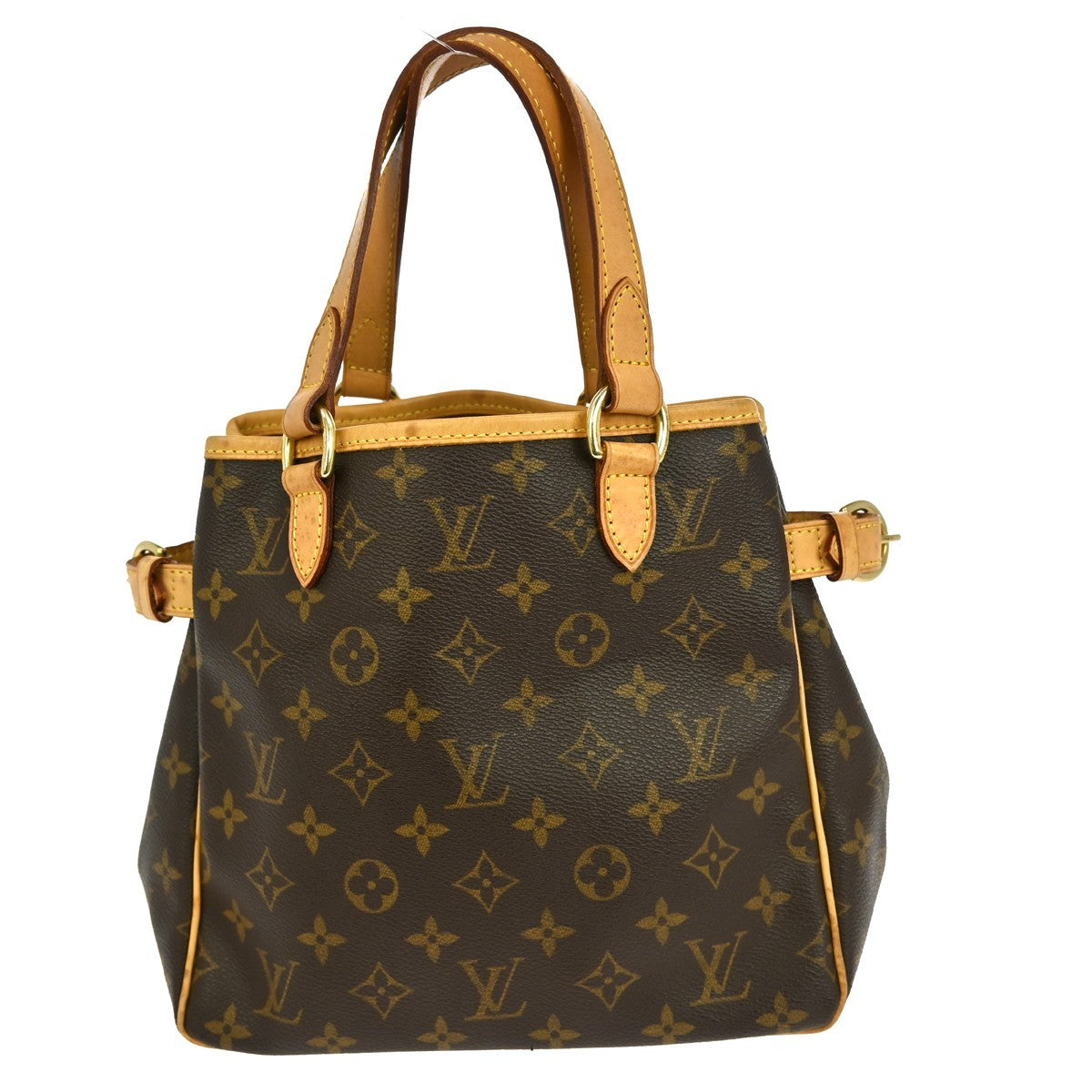 Louis Vuitton Batignolles Handbag Monogram Canvas Brown Canvas Tote Bag Bag (Pre-Owned)
