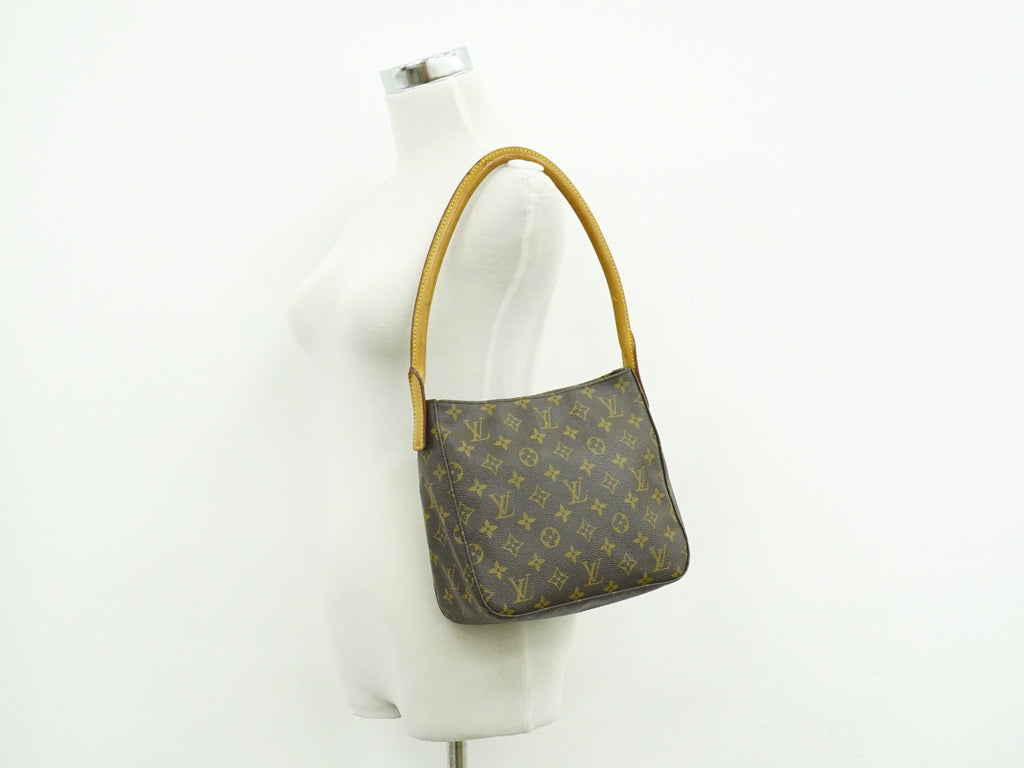 Louis Vuitton Monogram Looping Handbag Monogram Canvas Brown Canvas Shoulder Bag Bag (Pre-Owned)