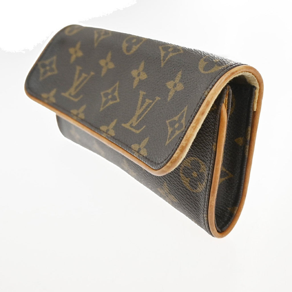 Louis Vuitton Twin Handbag Monogram Canvas Brown Canvas Clutche & Pouche Bag (Pre-Owned)