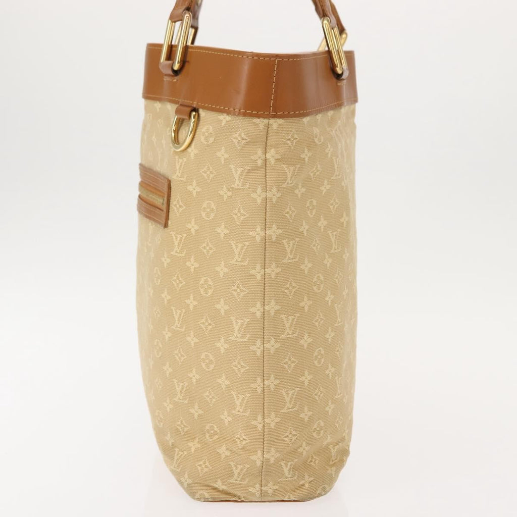 Louis Vuitton Lucille Handbag Mini Lin Beige Canvas Tote Bag Bag (Pre-Owned)