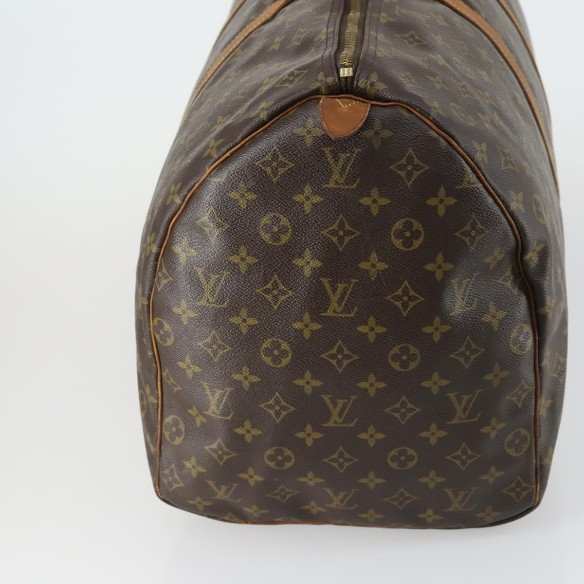 Louis Vuitton Keepall Bag Monogram Canvas Brown Canvas Travel Bag Bag (Pre-Owned)