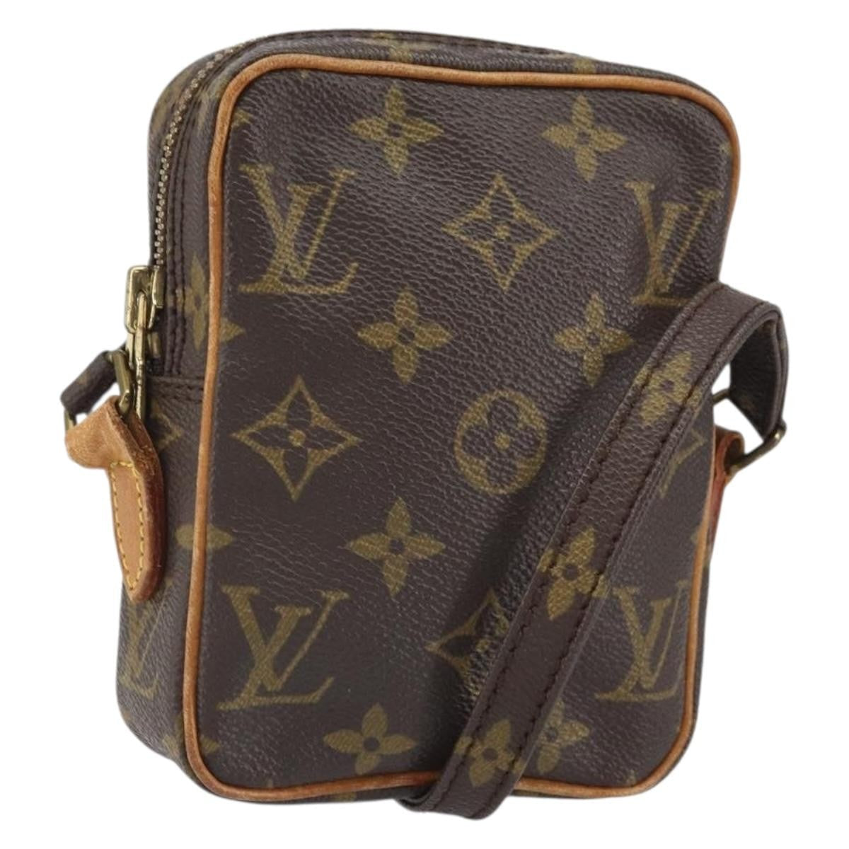 Louis Vuitton Danube Handbag Monogram Canvas Brown Canvas Shoulder Bag Bag (Pre-Owned)