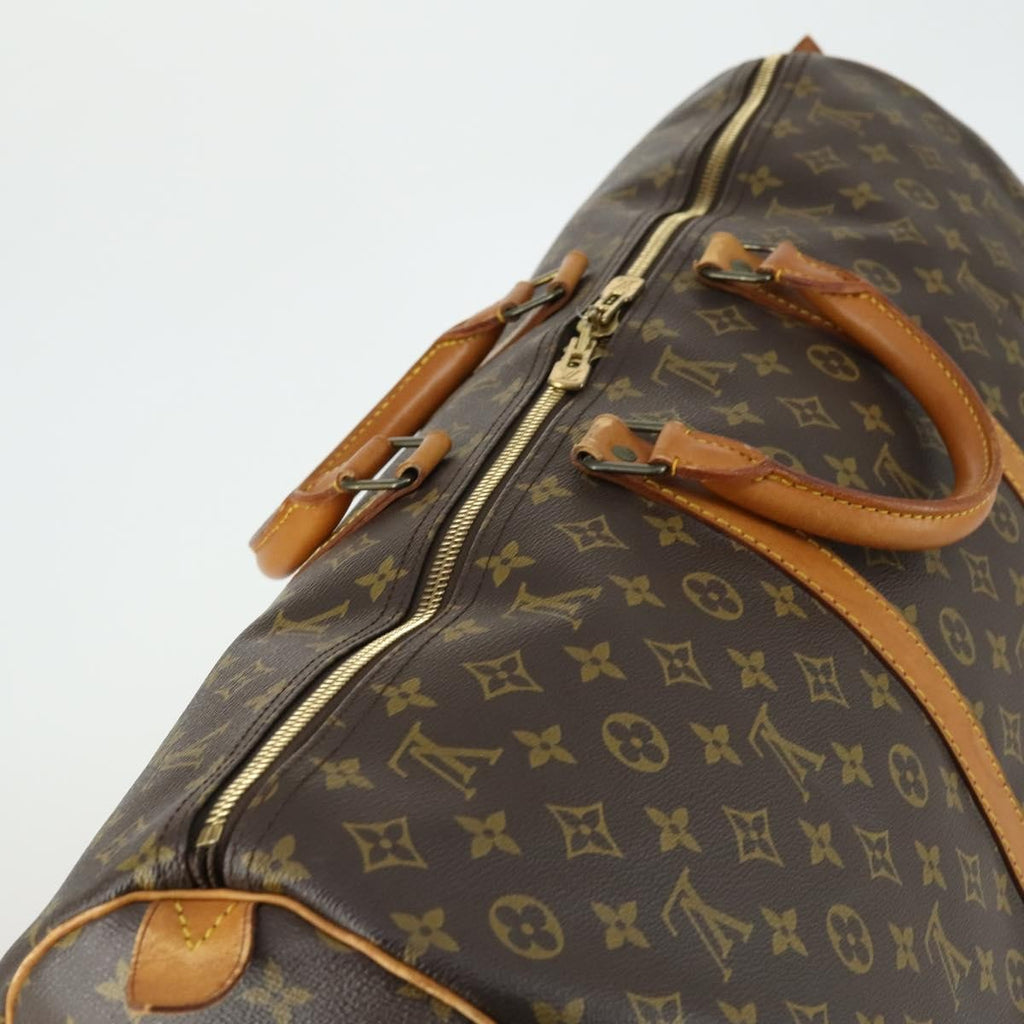 Louis Vuitton Keepall Bag Monogram Canvas Brown Canvas Travel Bag Bag (Pre-Owned)